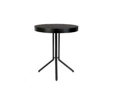 designline »Maze« Bistrotisch rund Bartisch 114x79x14cm schwarz