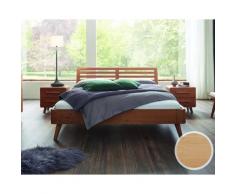 Hasena Oak-Line Massivholzbett Masito/Soleo 160x200 cm / Eiche natur, gebürstet, geölt