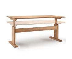 Massivholz »Genua« Schreibtisch II Wildeiche natur geölt