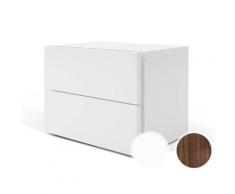 TemaHome »Aurora« Nachttisch Weiß