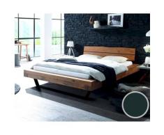 Hasena Oak-Line Wild Massivholzbett Slid/Naturo 200x200 cm / Wildeiche natur, gebürstet, geölt