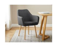 SalesFever »Darla« Armlehnstuhl dunkelgrau