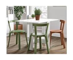 TemaHome »Papillon« Esstisch Weiß mit Marmor 103x73x76 cm