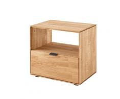 Massivholz »Como« Nachtkommode I Buche weiß / Steggriff Ausführung 3