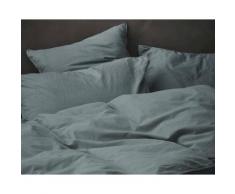 Essenza »Guy« Bettwäsche Sea Green 155x220 cm / 80x80 cm