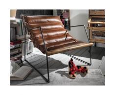 die Faktorei »Legends« Design-Sessel Echtleder Bezug