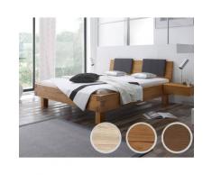 Hasena Oak-Line Wild Massivholzbett Pilatus Ivio/Sion 160x200 cm natur