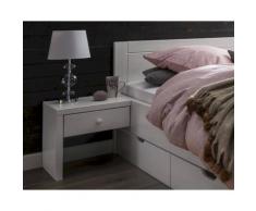 MassivHolz »Vita« Nachtkonsole weiß 45x45x39