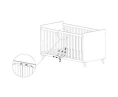 INFANSKIDS »Infanscolor« Babybett anthrazit – erhältlich in 2 Ausführungen