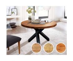 3S Frankenmöbel »Las Vegas« Massivholz Esstisch TI-0614 / 130 cm / Mango lackiert