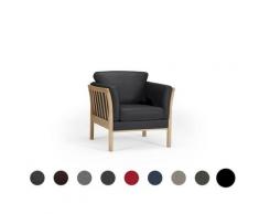 Kragelund »Aya« Sessel K129 / Mahoga 851 Dark Blue