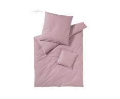 Elegante Perkal Bettwäsche »Classico« Bordeaux 7023-01 Bettwäsche 200x200 cm / 2x 80x80 cm