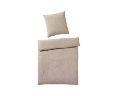 Elegante Casual Bettwäsche »Breeze« Sand 7038-07 Bettwäsche 155x220 cm / 80x80 cm