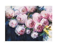 La Casa »Rosenstrauss« Ölbild handbemalt 120x90cm