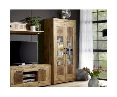 3S Frankenmöbel »Albero« Massivholz Vitrine – erhältlich in 2 Holzarten