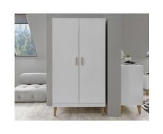 KocotKids »Kubi« Kleiderschrank in weiß