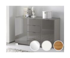 Staud »Sonate« Kombikommmode Eiche / Spiegel / Weiss