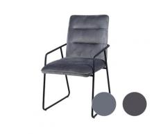 Möbilia »Armon« Armlehnstuhl 2er-Set hellgrau