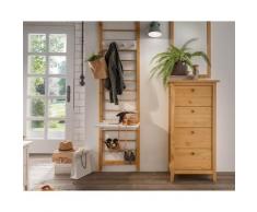 Massivholz »Solvita« Kommode I laugenfarbig Kiefer gelaugt