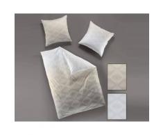 Bierbaum Satin-Bettwäsche Stein 6796-31 155x220 cm / 80x80 cm