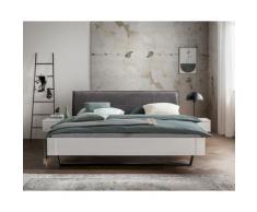 Massivholz »La Dolce Vita X WHITE-EDITION« Kiefer Massivholzbett 180x200 cm / mit Nachttisch