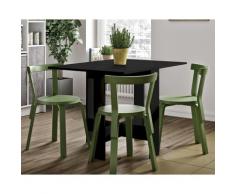 TemaHome »Papillon« Esstisch Schwarz 103x73x76 cm