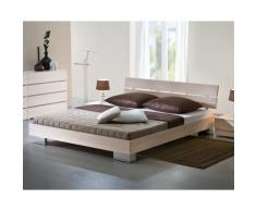 Hasena Wood-Line Massivholzbett Reca/Duo 200x200 cm Buche natur inox