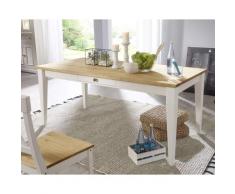 3S Frankenmöbel »Country« Massivholz Esstisch weiss WZ-0133 / 180 x 90 cm