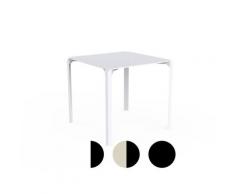 Vondom »QUARTZ« Outdoor Tisch quadratisch White/Black / 79x79 cm