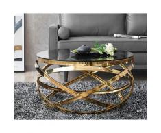 SalesFever »Vela« Couchtisch gold – erhältlich in 2 Ausführungen
