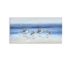 La Casa »Möwen am Strand« Ölbild 140x70 cm
