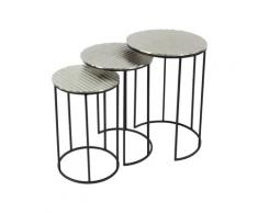 Voss Design »Round« Beistelltisch 3-tlg. Set