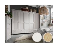 Massivholz »Solvita« Kleiderschrank 5-türig – erhältlich in 2 Ausführungen