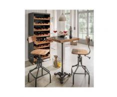 die Faktorei »Legends« Bistro-Stehtisch recyceltes Teakholz