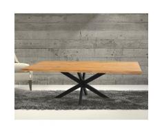 Massivholz »double-X« Wildeiche Esstisch Baumkante – erhältlich in 4 Größen