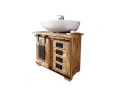 3S Frankenmöbel »Cosma« Massivholz Badezimmer-Unterschrank I