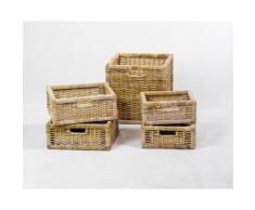 die Faktorei »Java-G« Korb-Set eckig 5-teilig