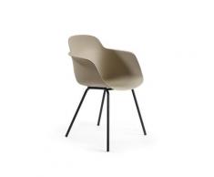 infiniti »SICLA« 4 Legs Designer-Stuhl AC01 Verchromt / IR8022 schwarz