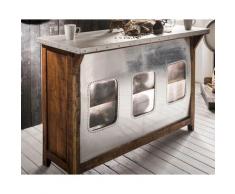 die Faktorei »Sky« Unikat Bartresen Alluminium/Massivholz