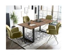 SalesFever »Layne-Amira« Esszimmergruppe Akazie grün Esstisch 180x90 cm