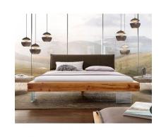 3S Frankenmöbel »Casablanca« Massivholz Bett BE-0575 / 140x200 cm / Wildbuche