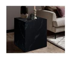 SalesFever »Dallas« Beistelltisch Marmoroptik schwarz 45x50x45 cm