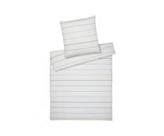 Elegante Halbleinen Bettwäsche »Balance« 7103-04 Bettwäsche / 155x200 cm / 80x80 cm