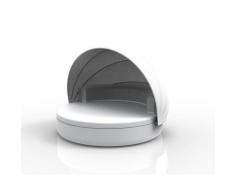 Vondom »ULM« Outdoor Daybed mit fester Rückenlehne inkl. Faltdach – erhältlich in 3 Farben