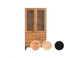 Bodahl »Birmingham« Massivholz Highboard Wild Oak 01 Öl Finish