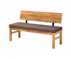 Schösswender »Lorenzo« Polsterbank 150 cm / mit Lehne / Mercury 120 mittelbraun