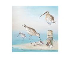 La Casa »Strandläufer auf der Suche« Ölbild handbemalt auf Leinwand