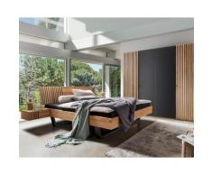Forestales »Manhattan« Massivholzbett II 180x200 cm / Wildeiche