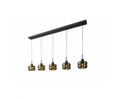Villeroy&Boch »Havanna« Pendelleuchte Ø 16x150x120 cm / metall satin, glas smoke