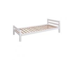 Schwarzwald Massivholz »Jonas« Jugendbett Weiss